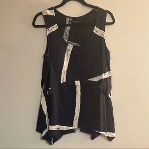 Black and Cream Shirt By Animale